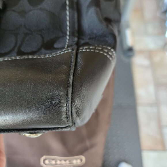 Coach Monogram Satchel Purse and Wristlet - Picture 8 of 12